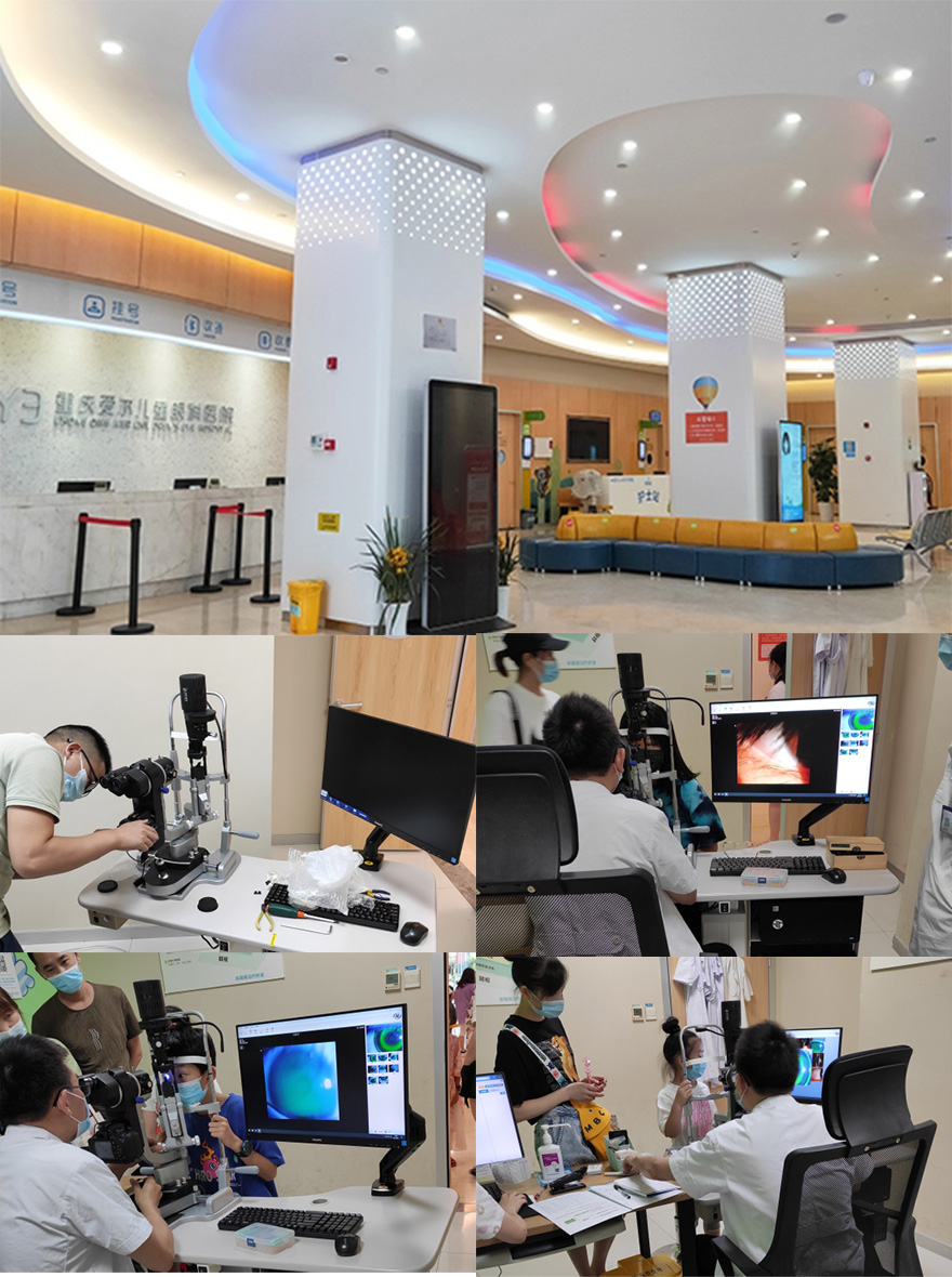 Kanghua Digital Slit Lamp Installation